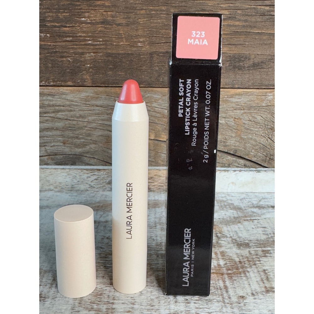 Laura Mercier Petal Soft Lipstick Crayon 323 Maia NIB 12hr Wear MSRP $28